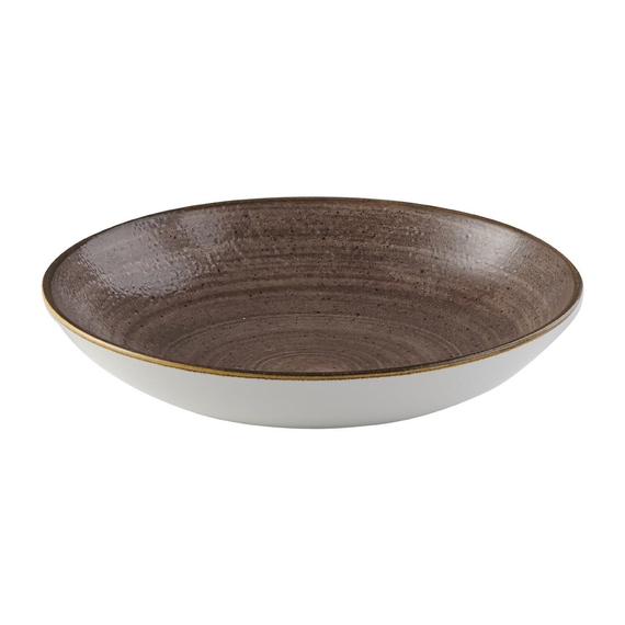 Churchill Stonecast Raw Coupe Schalen Braun 184mm (12 Stück) 2 Churchill Stonecast Raw Coupe Schalen Braun 184mm (12 Stück)