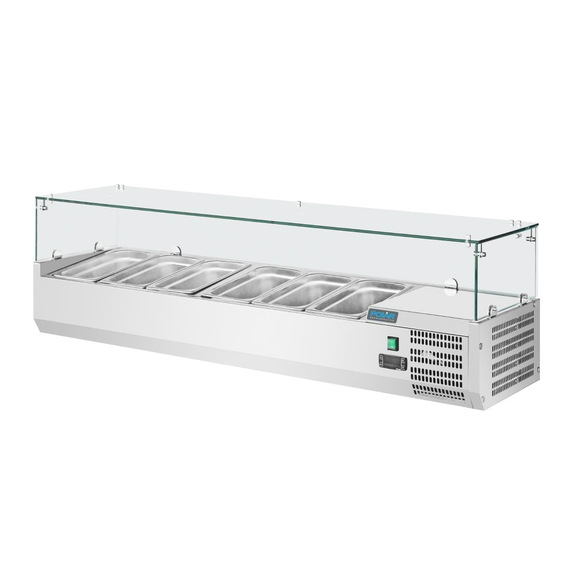Polar Serie G Aufsatzkühlvitrine für 5x GN1/3 und 1x GN1/2 1 Polar Serie G Aufsatzkühlvitrine für 5x GN1/3 und 1x GN1/2