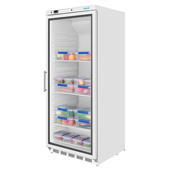 Polar C-Series Aufrechte Kühlvitrine Weiß 600L 4 Polar C-Series Aufrechte Kühlvitrine Weiß 600L