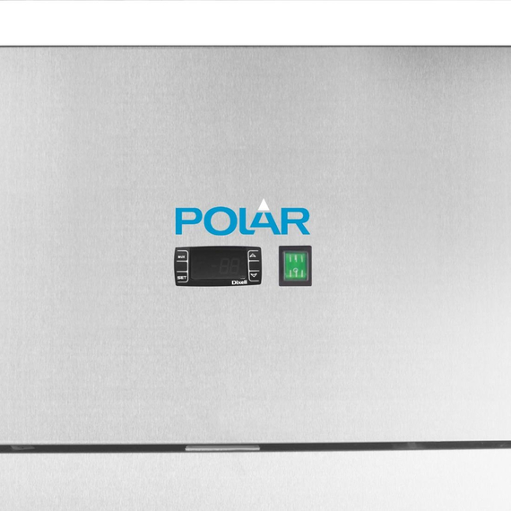 Polar Serie G Gefrierschrank Edelstahl mit geteilten Türen 1200L 8 Polar Serie G Gefrierschrank Edelstahl mit geteilten Türen 1200L