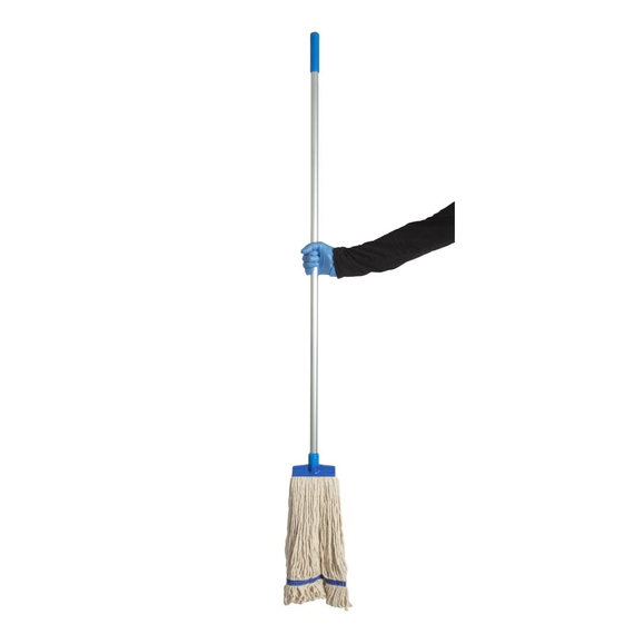 SYR flacher Kentucky Moppkopf Baumwolle blau 5 SYR flacher Kentucky Moppkopf Baumwolle blau