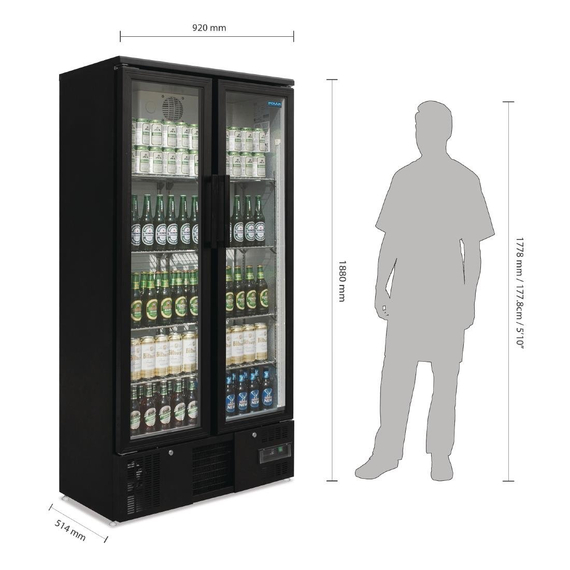 Polar Serie G Barkühlschrank hoch 2 Klapptüren 3 Polar Serie G Barkühlschrank hoch 2 Klapptüren