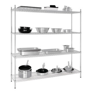 Vogue 4 Reihen Drahtregal-Kit 1830x460mm