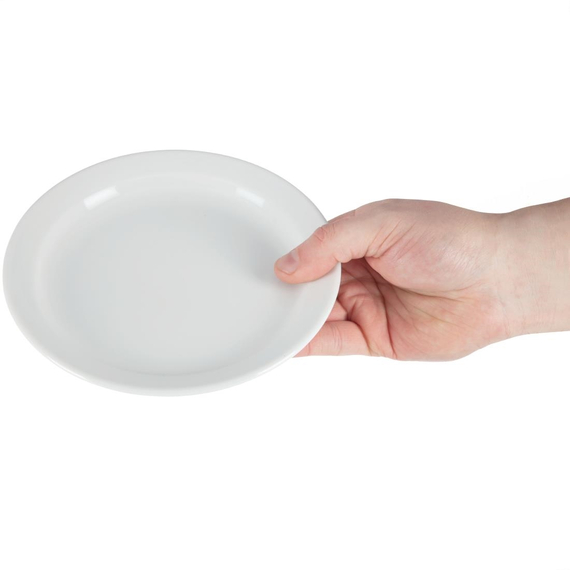 Olympia Whiteware Teller mit schmalem Rand 18cm (12 Stück) 7 Olympia Whiteware Teller mit schmalem Rand 18cm (12 Stück)