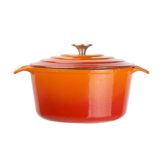 Vogue runder Schmortopf orange groß 3 Vogue runder Schmortopf orange groß