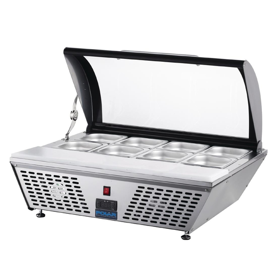 Polar G-Serie Energieeffizienter Tischkühlvitrine 4x GN 1/3 1 Polar G-Serie Energieeffizienter Tischkühlvitrine 4x GN 1/3