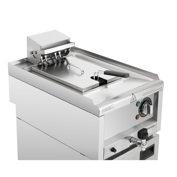 Buffalo 600 Serie Freistehende Einzelbecken Elektrische Fritteuse 8Ltr 5 Buffalo 600 Serie Freistehende Einzelbecken Elektrische Fritteuse 8Ltr
