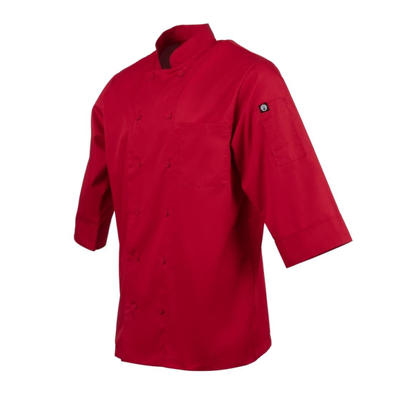 Chef Works Unisex Chefs Jacke Rot S 2 Chef Works Unisex Chefs Jacke Rot S
