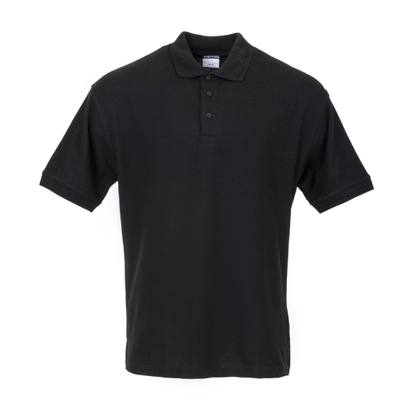 Unisex Poloshirt schwarz L Unisex Poloshirt schwarz L
