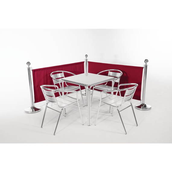 Bolero Abschirmwand rot 2 Bolero Abschirmwand rot