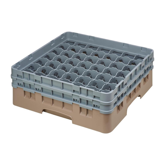 Cambro Gläserspülkorb beige mit 49 Fächern max Glashöhe 13,3cm Cambro Gläserspülkorb beige mit 49 Fächern max Glashöhe 13,3cm