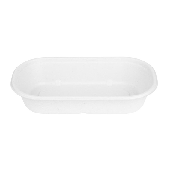 Fiesta Kompostierbare Bagasse Ovale Behälter 850ml (100 Stück) Fiesta Kompostierbare Bagasse Ovale Behälter 850ml (100 Stück)