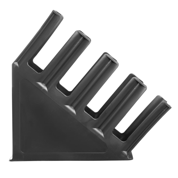 Olympia Kristallon Tassenhalter 4-Slots Polypropylen Schwarz 1 Olympia Kristallon Tassenhalter 4-Slots Polypropylen Schwarz