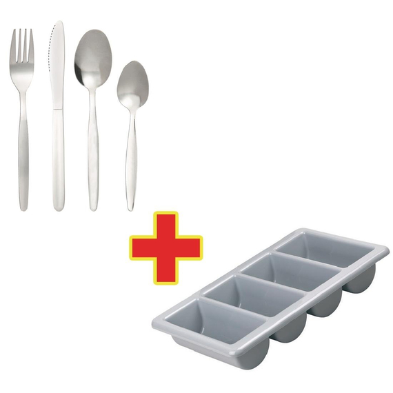 Sonderangebot Olympia Kelso Besteck mit Tablett Kombiangebot (240 Stück) 4 Sonderangebot Olympia Kelso Besteck mit Tablett Kombiangebot (240 Stück)