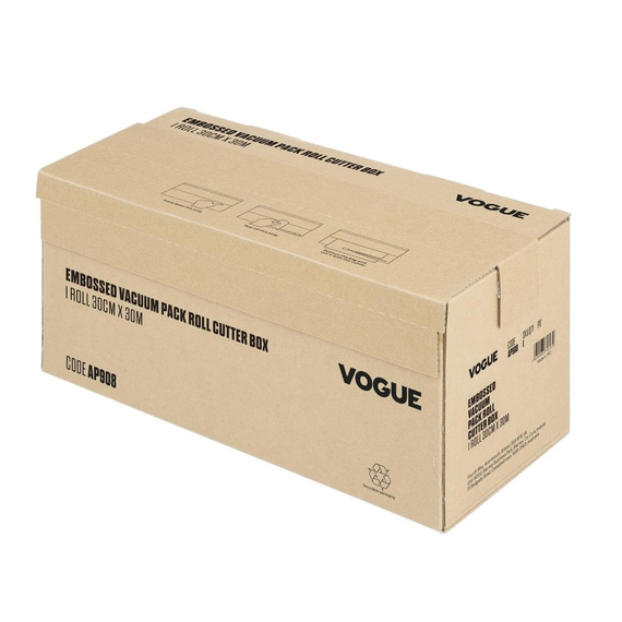 Vogue Vakuumierbeutel Rolle mit Schneidefunktion, 300 mm breit, Kartonbox 1 Vogue Vakuumierbeutel Rolle mit Schneidefunktion, 300 mm breit, Kartonbox