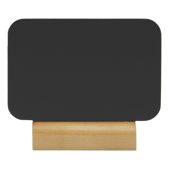 Securit rechteckige Minikreidetafeln, inklusive Kreidemarker, mit Holzsockel (4 Stück) 3 Securit rechteckige Minikreidetafeln, inklusive Kreidemarker, mit Holzsockel (4 Stück)