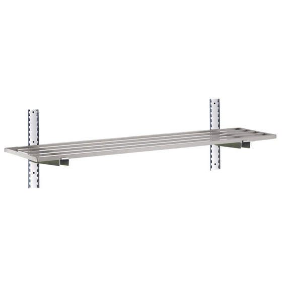 Gastro M Edelstahlwandregal 120cm breit 3 Gastro M Edelstahlwandregal 120cm breit