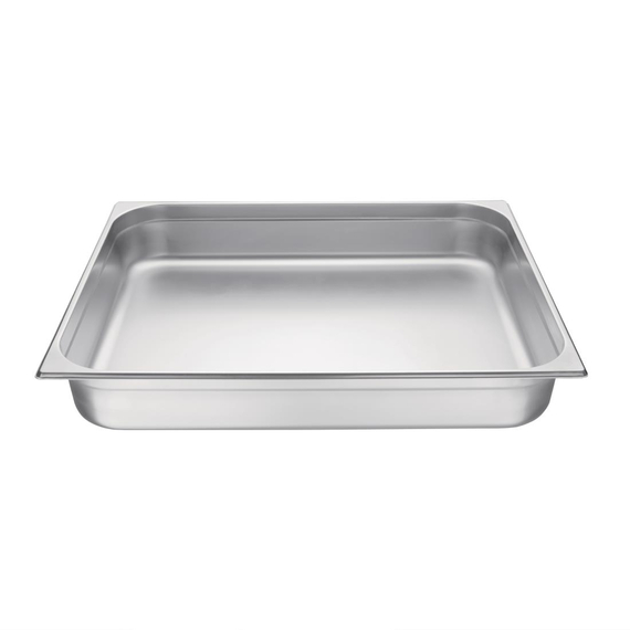 Vogue GN-Behälter Edelstahl 100mm GN2/1 3 Vogue GN-Behälter Edelstahl 100mm GN2/1