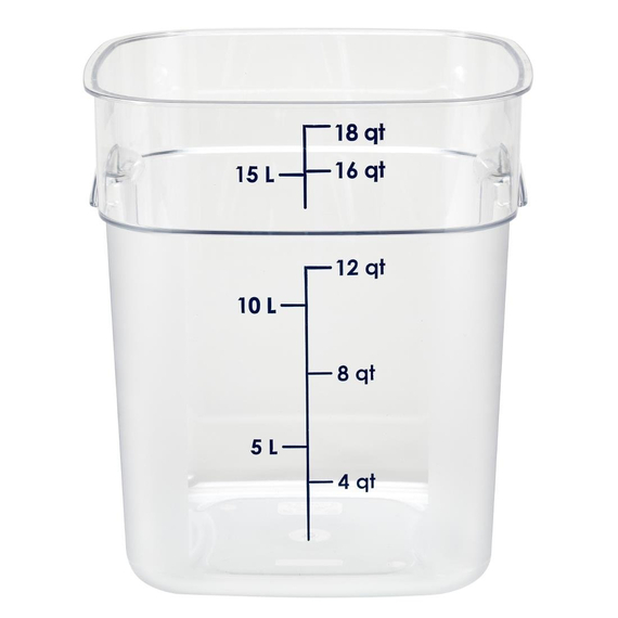 Cambro FreshPro Camsquare Lebensmittelbehälter 17.2Ltr 4 Cambro FreshPro Camsquare Lebensmittelbehälter 17.2Ltr