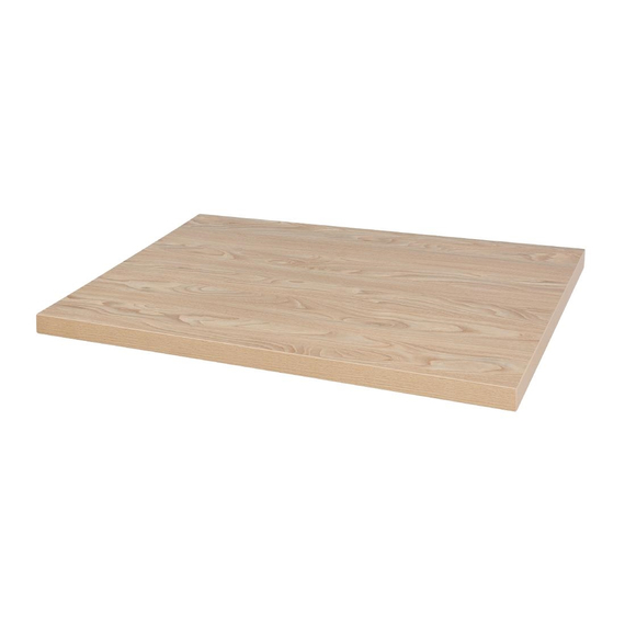 Bolero vorgebohrte rechteckige Tischplatte Antik Natur 1100x700mm Bolero vorgebohrte rechteckige Tischplatte Antik Natur 1100x700mm