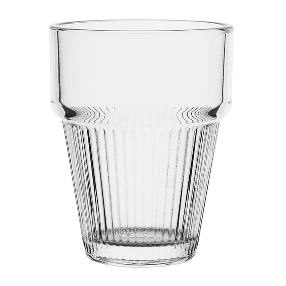 Olympia geriffelte stapelbare Becher 150ml (6 Stück) Olympia geriffelte stapelbare Becher 150ml (6 Stück)