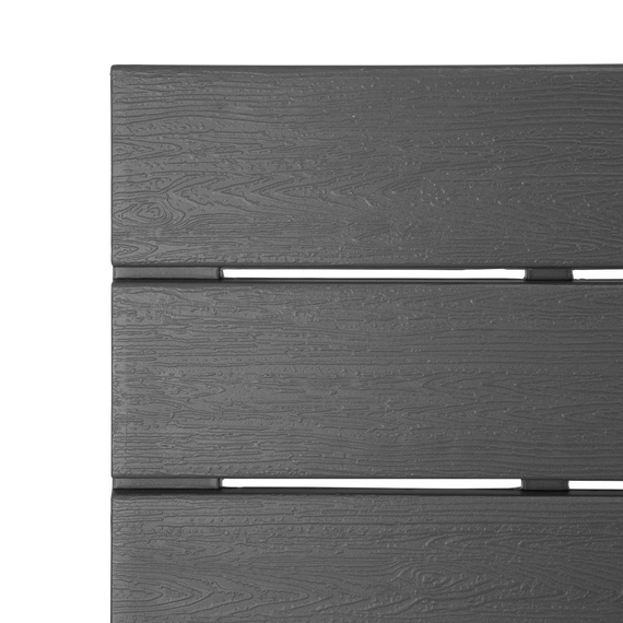 Bolero Valletta Grau Gittertisch für den Außenbereich 1560mm 4 Bolero Valletta Grau Gittertisch für den Außenbereich 1560mm