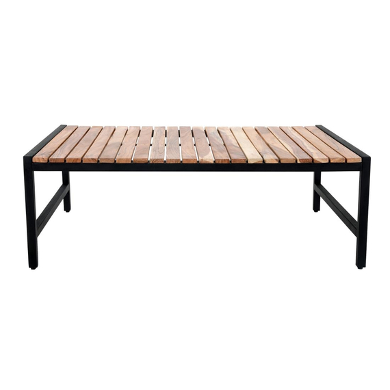 Niedriger Couchtisch Bolero aus Stahl und Akazie, 1200 x 800 mm 1 Niedriger Couchtisch Bolero aus Stahl und Akazie, 1200 x 800 mm