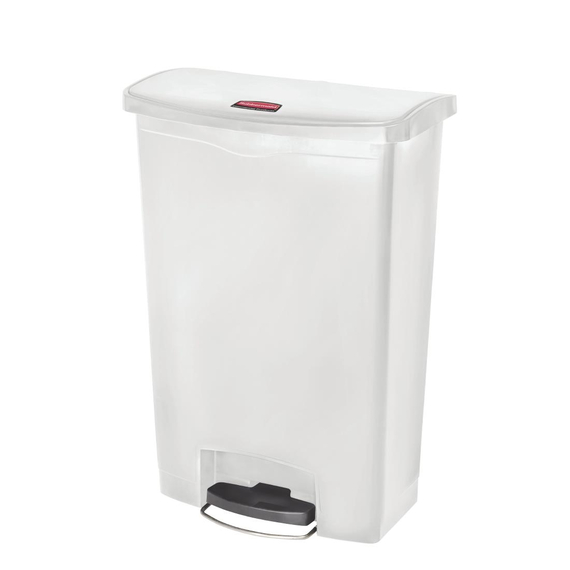 Rubbermaid Slim Jim Front Step Pedaleimer weiß 90L 1 Rubbermaid Slim Jim Front Step Pedaleimer weiß 90L