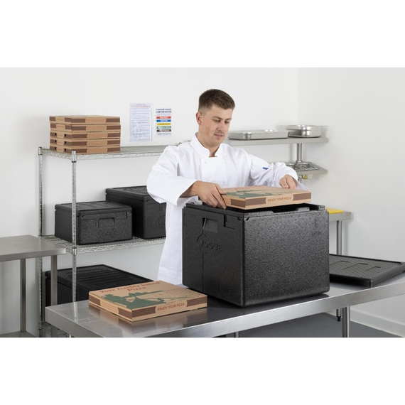 Vogue Isolierte EPP Pizza Transport Box 59Ltr für 8 Pizzen 6 Vogue Isolierte EPP Pizza Transport Box 59Ltr für 8 Pizzen