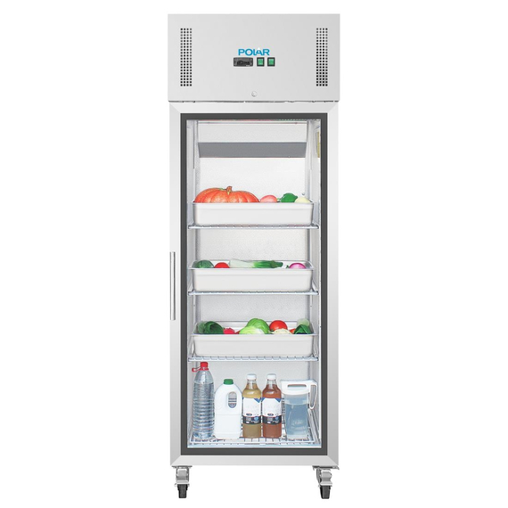 Polar Serie G Gastro Kühlvitrine 1-türig 600L 3 Polar Serie G Gastro Kühlvitrine 1-türig 600L