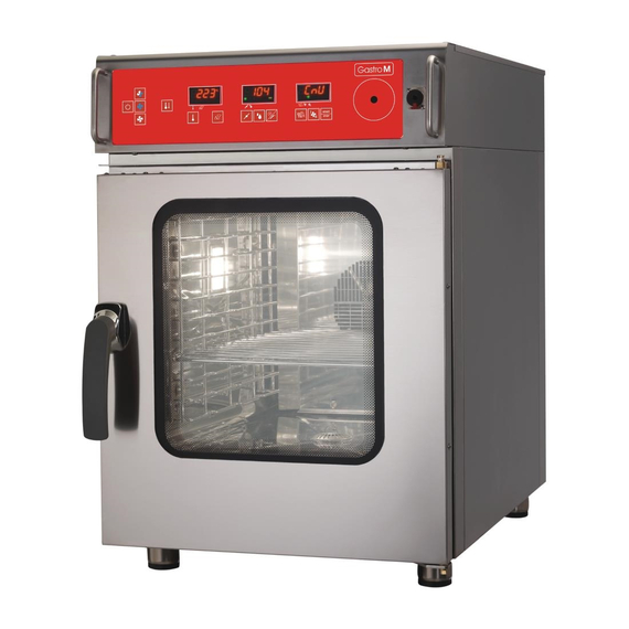 Gastro M Kombi-Dampfgarer mit Reinigungssystem 6 x 1/1 GN Gastro M Kombi-Dampfgarer mit Reinigungssystem 6 x 1/1 GN