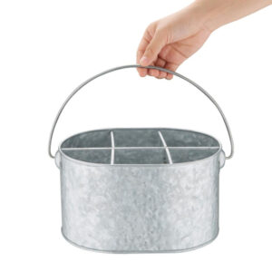 Olympia Table Caddy aus verzinktem Stahl