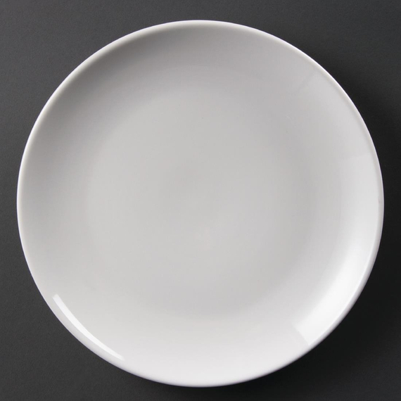 Olympia Whiteware runde Coupeteller 25cm (12 Stück) 2 Olympia Whiteware runde Coupeteller 25cm (12 Stück)