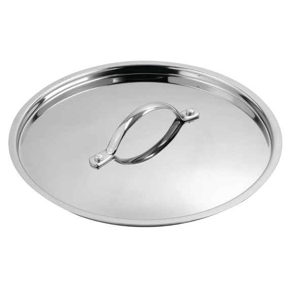 Vogue Tri Wall Edelstahl-Deckel 24cm 2 Vogue Tri Wall Edelstahl-Deckel 24cm
