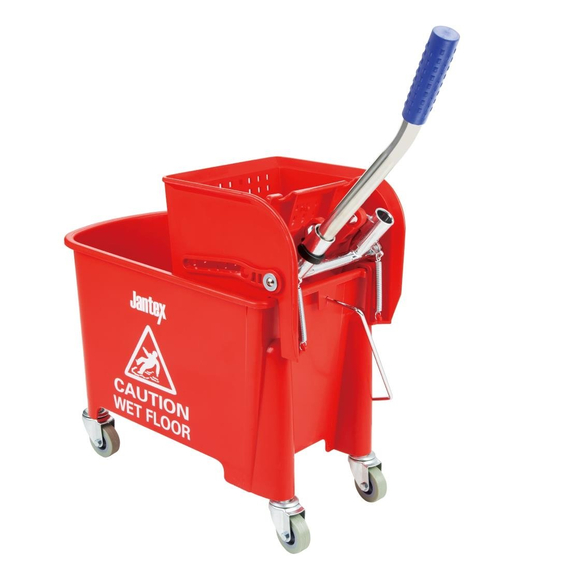 Jantex Moppeimer mit Mopppresse rot 20L Jantex Moppeimer mit Mopppresse rot 20L