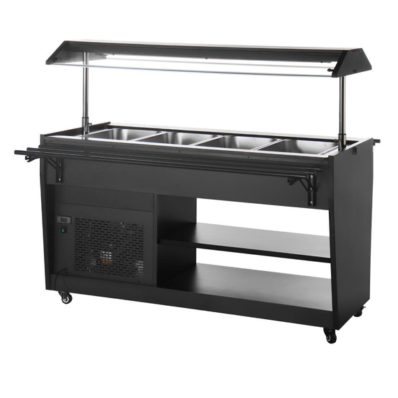 Polar G-Serie Gekühltes Buffet in Schwarz 4 Polar G-Serie Gekühltes Buffet in Schwarz