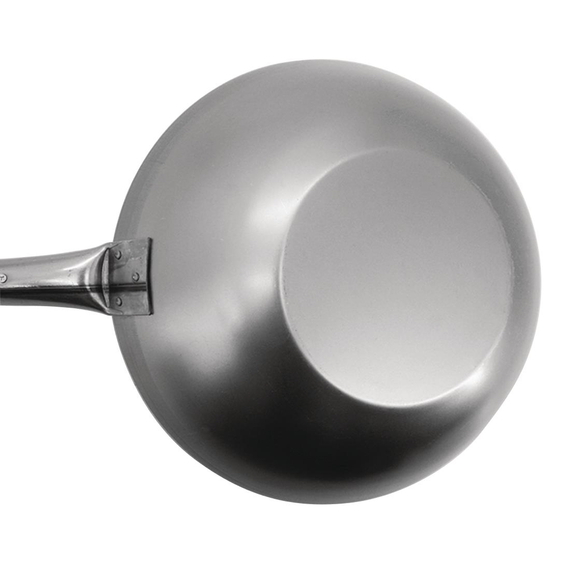 Vogue Wok aus Stahl mit flachem Boden 330mm 3 Vogue Wok aus Stahl mit flachem Boden 330mm