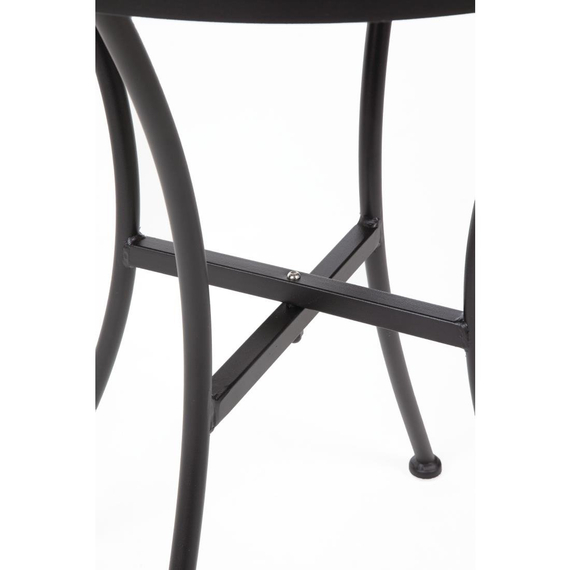Bolero runder Bistrotisch Stahl schwarz 60cm (15 Stück) 3 Bolero runder Bistrotisch Stahl schwarz 60cm (15 Stück)