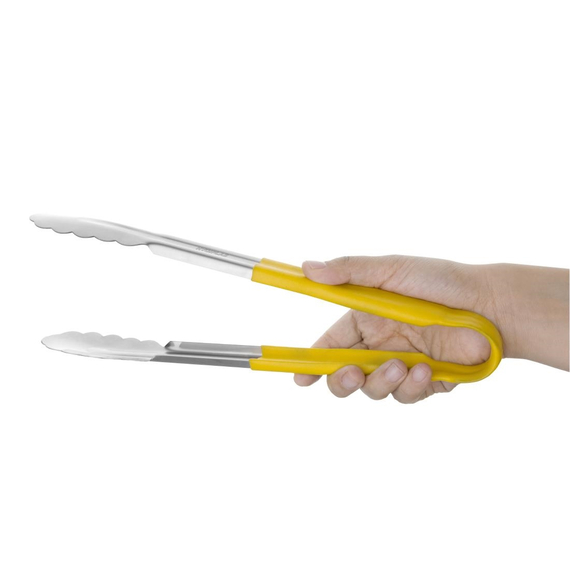 Hygiplas Servierzange mit Farbkodierung gelb 1 Hygiplas Servierzange mit Farbkodierung gelb