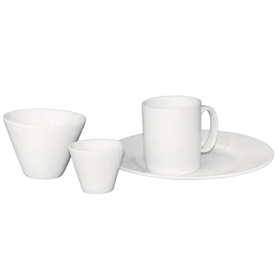 Olympia Whiteware konische Auflaufförmchen weiß 7cm (12 Stück) 1 Olympia Whiteware konische Auflaufförmchen weiß 7cm (12 Stück)