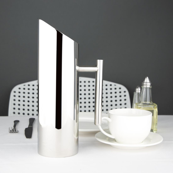 Olympia Edelstahl-Wasserkrug im modernen Design 1,4L 4 Olympia Edelstahl-Wasserkrug im modernen Design 1,4L