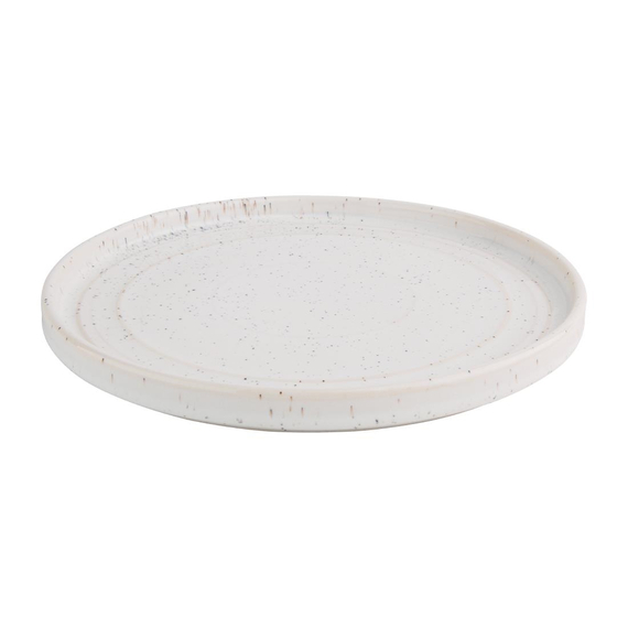 Flache runde Teller Olympia Cavolo weiß gesprenkelt 220mm (6 Stück) 5 Flache runde Teller Olympia Cavolo weiß gesprenkelt 220mm (6 Stück)