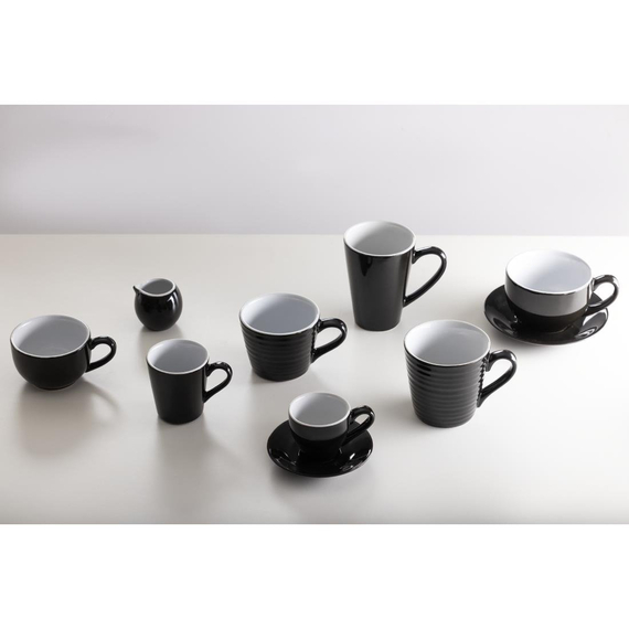Olympia Cafe Espresso Untertasse Schwarz (12 Stück) 1 Olympia Cafe Espresso Untertasse Schwarz (12 Stück)