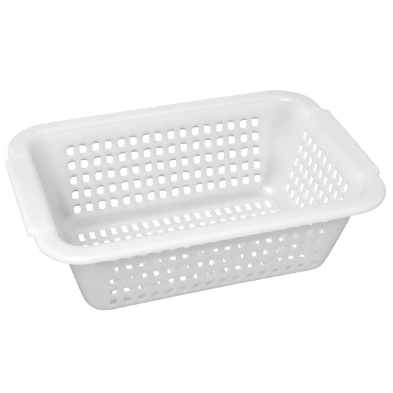 Vogue rechteckiges Abtropfsieb weiß 39,5cm 3 Vogue rechteckiges Abtropfsieb weiß 39,5cm