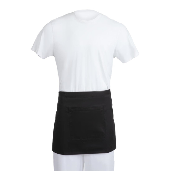 Whites kurze Bistroschürze schwarz 6 Whites kurze Bistroschürze schwarz