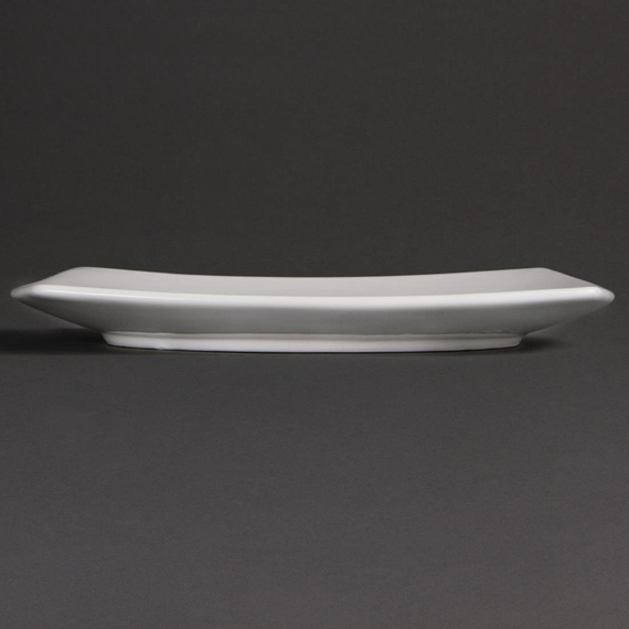 Olympia Whiteware abgerundete quadratische Teller 24cm (12 Stück) Olympia Whiteware abgerundete quadratische Teller 24cm (12 Stück)