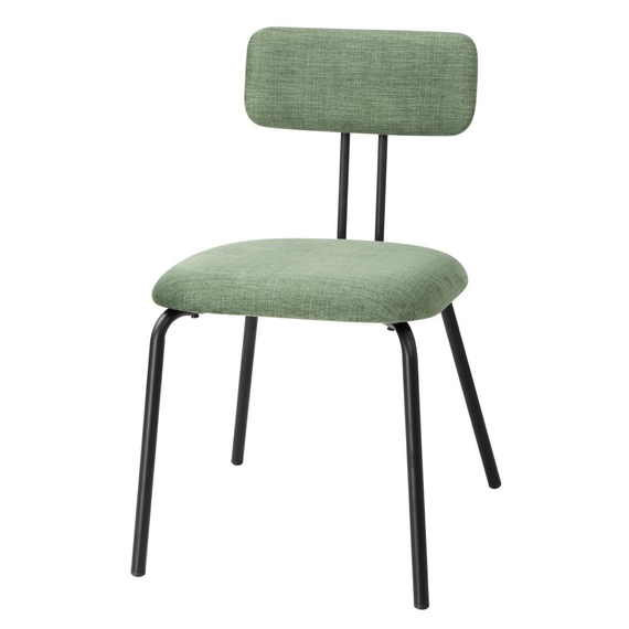 Bolero Fairfield-Stühle, dunkler Walnuss- und Grün-Mix (2 Stück) Bolero Fairfield-Stühle, dunkler Walnuss- und Grün-Mix (2 Stück)