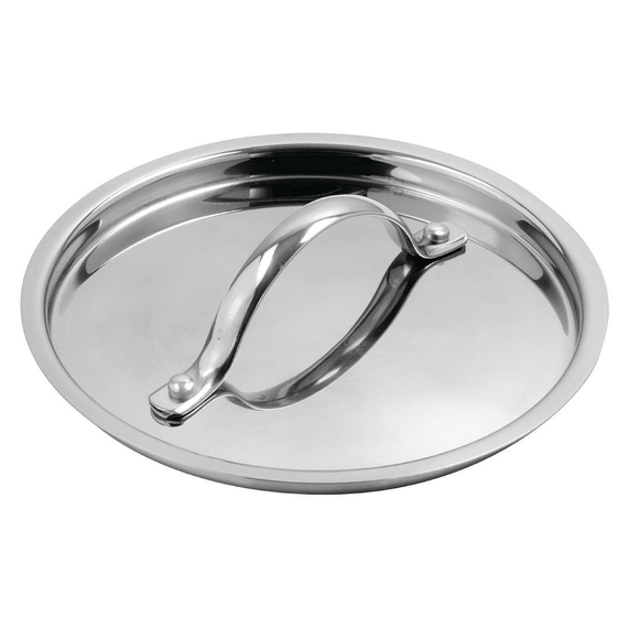 Vogue Tri Wall Edelstahl-Deckel 16cm 3 Vogue Tri Wall Edelstahl-Deckel 16cm