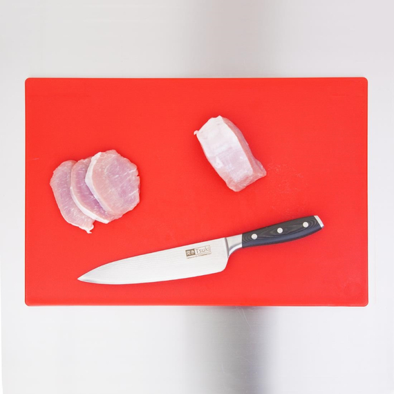 Hygiplas LDPE extra dickes Schneidebrett rot 45x30x2cm 5 Hygiplas LDPE extra dickes Schneidebrett rot 45x30x2cm
