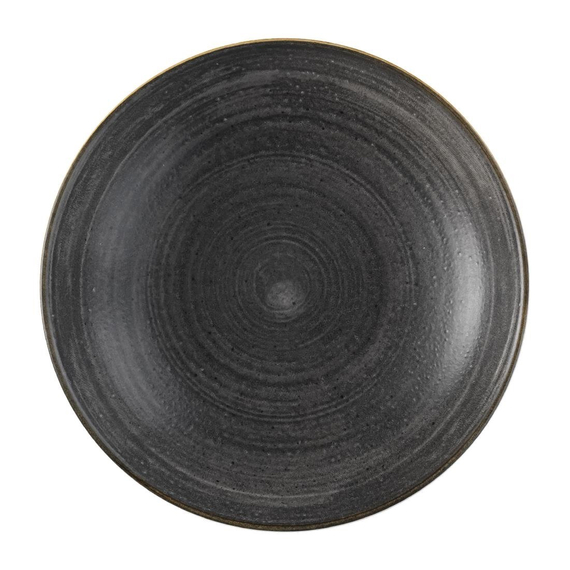 Churchill Stonecast Raw Evolve Coupe-Schüsseln, Schwarz, 248 mm, (12 Stück) Churchill Stonecast Raw Evolve Coupe-Schüsseln, Schwarz, 248 mm, (12 Stück)